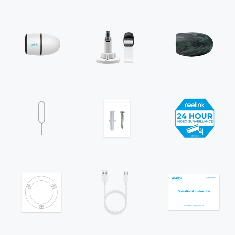 Reolink Go Series G330 Pallottola (forma) Telecamera di sicurezza IP Esterno 2560 x 1440 Pixel Parete