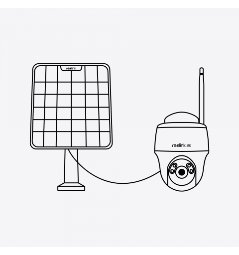 Reolink Go Series G430 - 5MP Outdoor Battery Camera, 4G LTE Network, Person Vehicle Animal Detection, 355° Pan & 140° Tilt