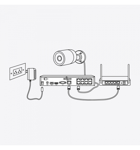 Reolink P330 Pallottola (forma) Telecamera di sicurezza IP Interno e esterno 3840 x 2160 Pixel Parete