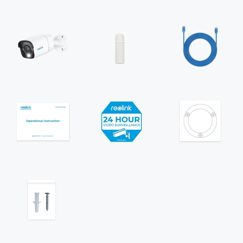 Reolink P330 Bala (forma) Cámara de seguridad IP Interior y exterior 3840 x 2160 Pixeles Pared