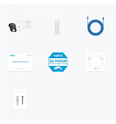 Reolink P330 Bala (forma) Cámara de seguridad IP Interior y exterior 3840 x 2160 Pixeles Pared