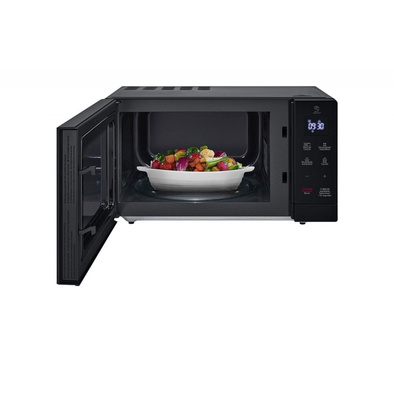 LG MH7032JAS Nero Microonde con grill Superficie piana 30 L 900 W