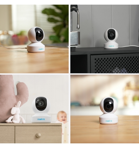 Reolink E Series E340 - 5MP Indoor Wi-Fi Camera, Pan & Tilt, 3X Optical Zoom, Person Pet Detection, Auto Tracking