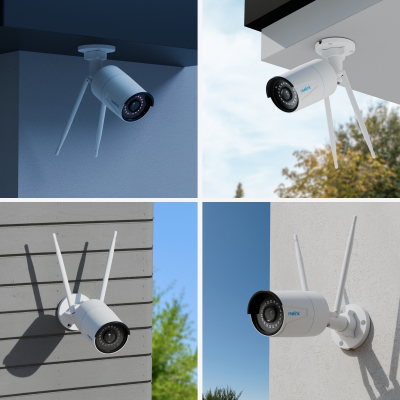 Reolink W320 - 5MP Outdoor Security Camera, 2.4 5 GHz Wi-Fi, Person Vehicle Animal Detection, 100ft Night Vision