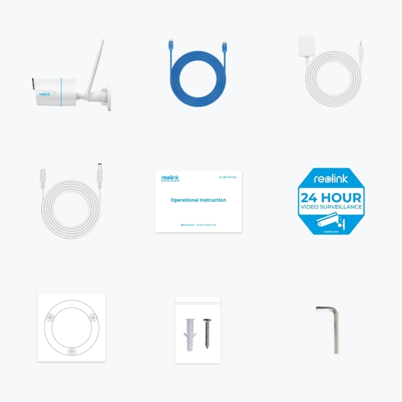 Reolink W320 Bala (forma) Cámara de seguridad IP Exterior 2560 x 1920 Pixeles Pared