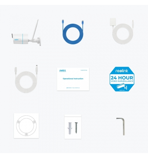 Reolink W320 Bala (forma) Cámara de seguridad IP Exterior 2560 x 1920 Pixeles Pared