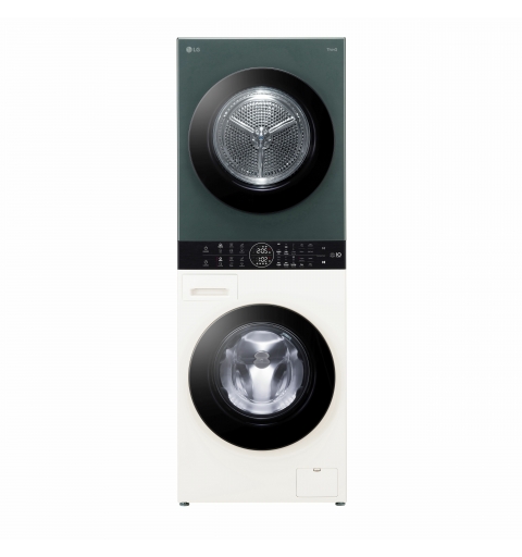 LG WT1210EGF Waschtrockner Freistehend Frontlader Grün, Weiß A