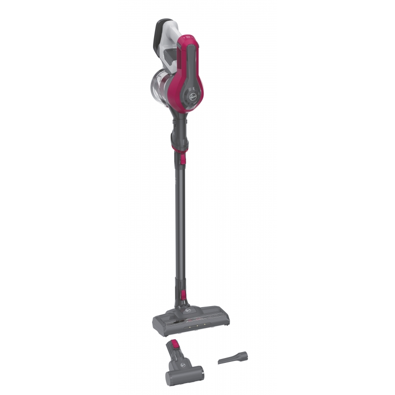 Hoover HF1 , Aspirapolvere senza filo, Magenta, 0,9L, Senza sacchetto Hoover HF1 , Aspirapolvere senza filo, Magenta, 0,9L, Senza sacchetto
