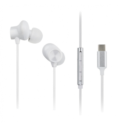 Panasonic RP-TCM225DEW Kopfhörer & Headset Kabelgebunden im Ohr Anrufe Musik USB Typ-C Weiß