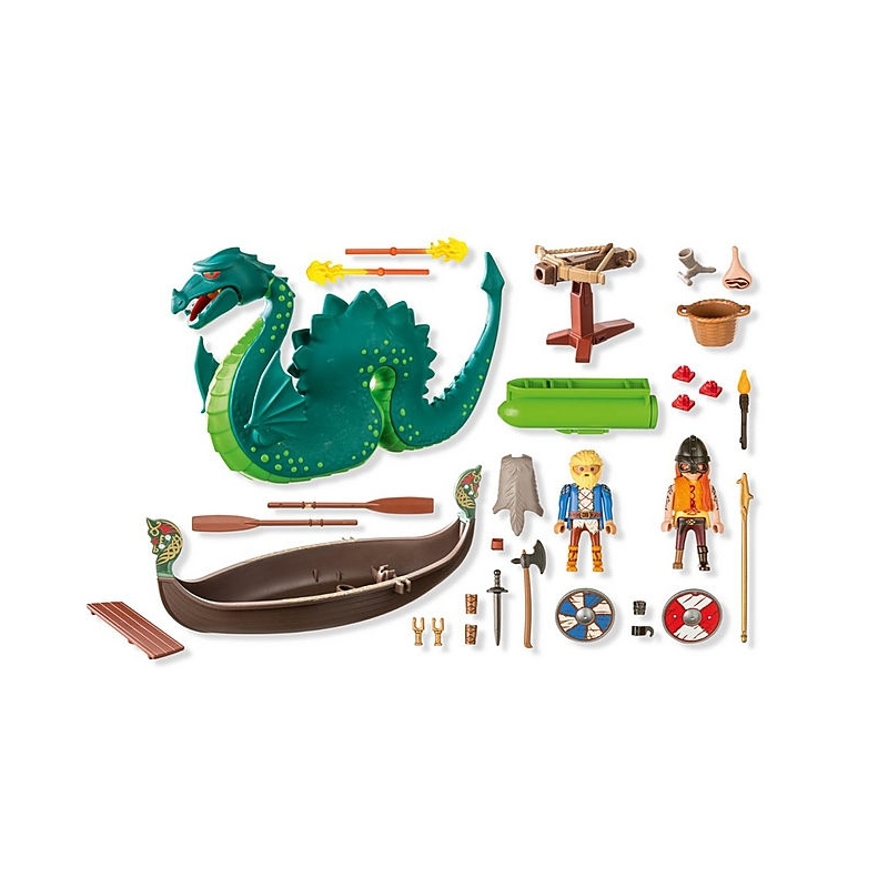 Playmobil Wikinger mit Seeungeheuer