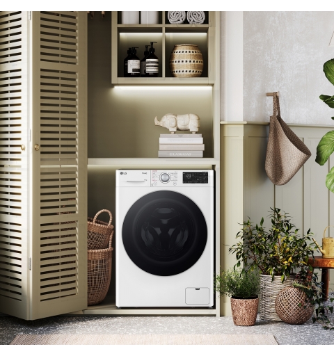 LG F2R3S09AIDD Lavatrice 9kg AI DD, Classe A-10%, 1200 giri, Motore Direct Drive