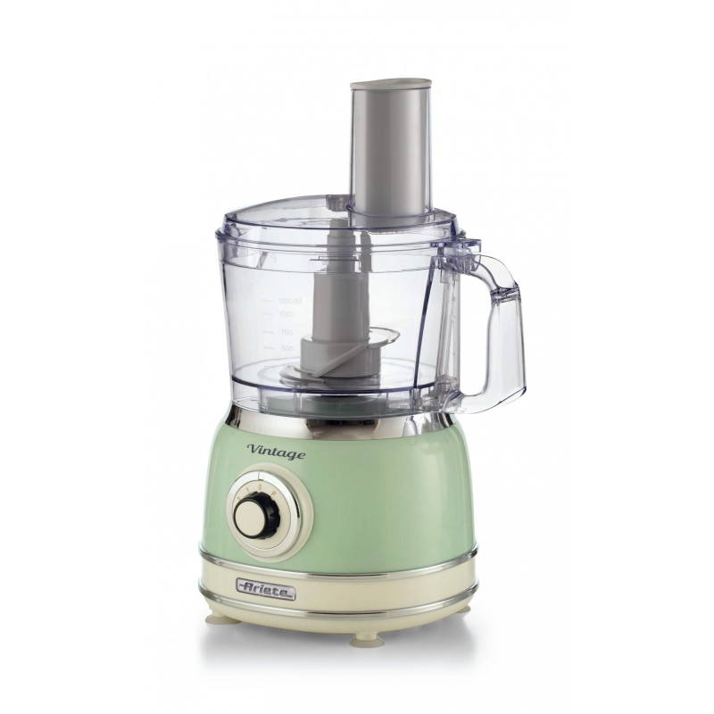 Ariete Linea Vintage 1781 Robot da cucina Vintage, 1000W, Capacità 2,1L, Per preparazione impasti, Verde