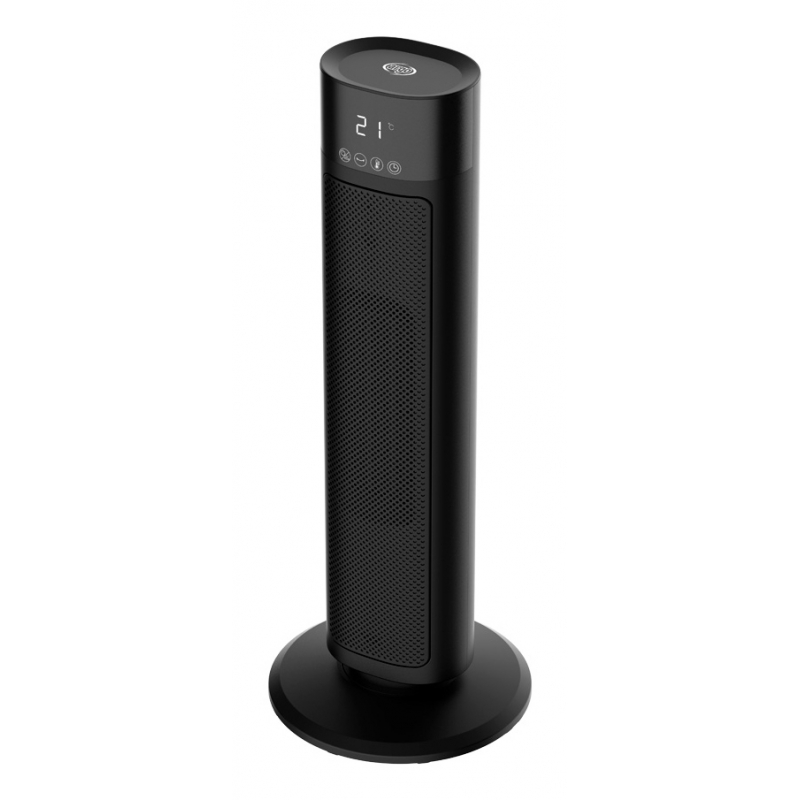 Argoclima TECH TOWER Interno Nero 2000 W Riscaldatore ambiente elettrico con ventilatore