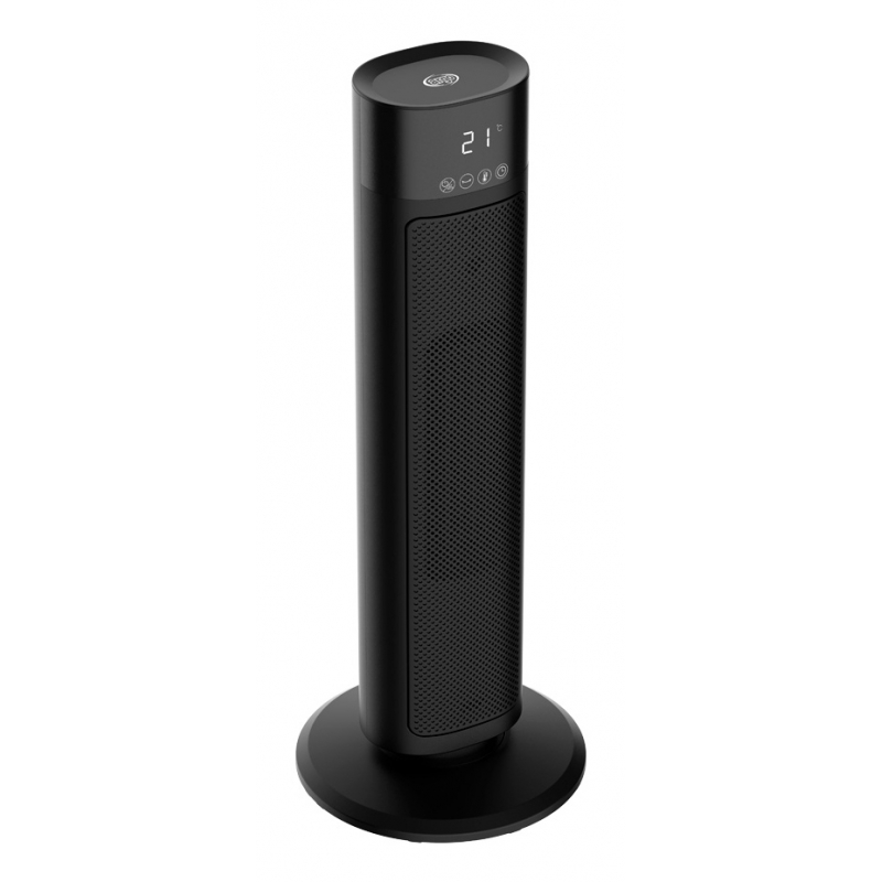 Argoclima TECH TOWER Interno Nero 2000 W Riscaldatore ambiente elettrico con ventilatore