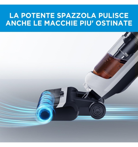 Midea MWD-X6 scopa elettrica Aspirapolvere Wet & Dry 2 in 1 Batteria Secco e bagnato Senza sacchetto 0,6 L 190 W Nero, Blu 2,5