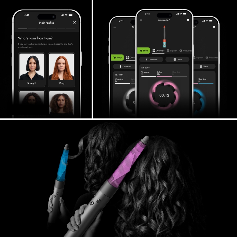 Dyson Airwrap i.d. Multistyler Warm Pink, Roségold 1300 W 2,675 m