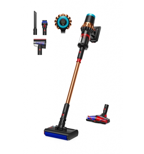 Dyson V16 Piston Animal Submarine Aspirateur-balai 2 en 1 Batterie Sec HEPA Sans sac 900 W Noir, Cuivre