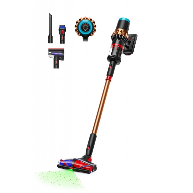 Dyson V16 Piston Animal Aspirateur-balai 2 en 1 Batterie Sec HEPA Sans sac 900 W Noir, Cuivre