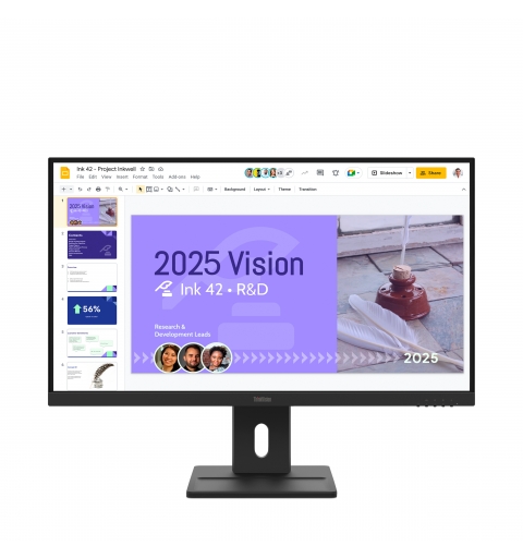Lenovo ThinkVision E27Q-40 LED display 68.6 cm (27") 2560 x 1440 pixels Quad HD LCD Black