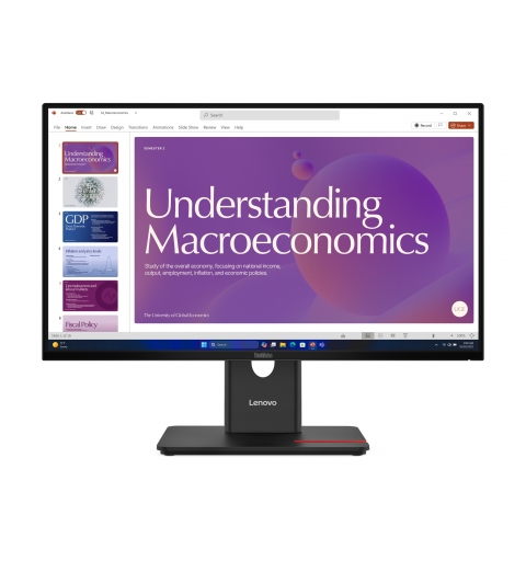 Lenovo ThinkVision T24D-40 LED display 60,5 cm (23.8") 1920 x 1080 Pixel Full HD LCD Nero