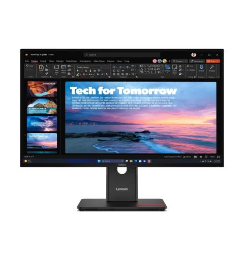 Lenovo ThinkVision T27QD-40 LED display 68,6 cm (27") 2560 x 1440 Pixel Wide Quad HD Nero