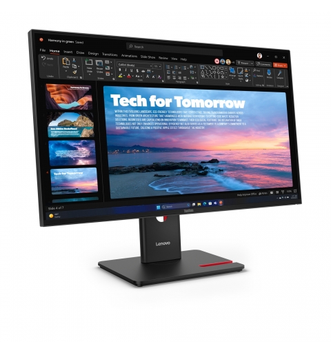 Lenovo ThinkVision T27QD-40 LED display 68,6 cm (27") 2560 x 1440 Pixeles Wide Quad HD Negro