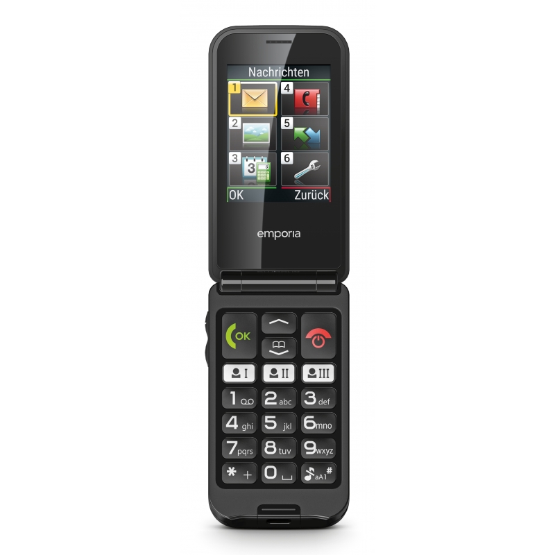 Emporia emporiaTALKglam 6,1 cm (2.4") 94 g Negro Característica del teléfono