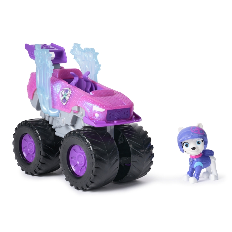 PAW Patrol Rescue Wheels, Camion di Roxi con Trasformazione del Veicolo e Personaggio Collezionabile, Giocattoli per Bambini