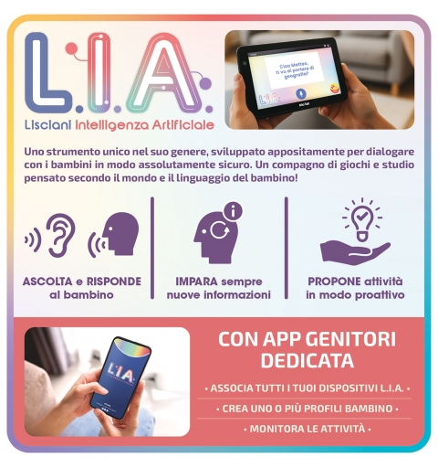 Lisciani 114214 tablet 32 GB 17,8 cm (7") 4 GB Wi-Fi 4 (802.11n) Android 14 Nero