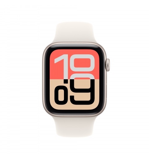 Apple Watch SE (3nd generation) OLED 44 mm Numérique 368 x 448 pixels Écran tactile Beige Wifi GPS (satellite)