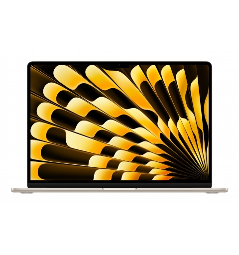 Apple MacBook Air Apple M M4 Portátil 38,9 cm (15.3") 16 GB 512 GB SSD Wi-Fi 6E (802.11ax) macOS Sequoia Beige