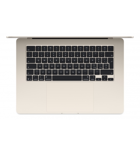 Apple MacBook Air Apple M M4 Portátil 38,9 cm (15.3") 16 GB 512 GB SSD Wi-Fi 6E (802.11ax) macOS Sequoia Beige