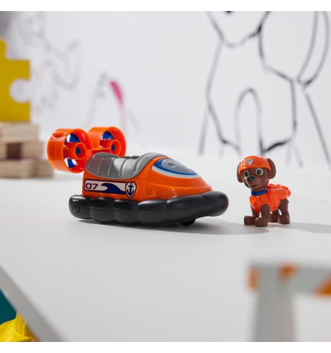 PAW Patrol , Zuma’s Hovercraft, Toy Vehicle with Collectible Action Figure, Sustainably Minded Kids Toys for Boys & Girls Ages