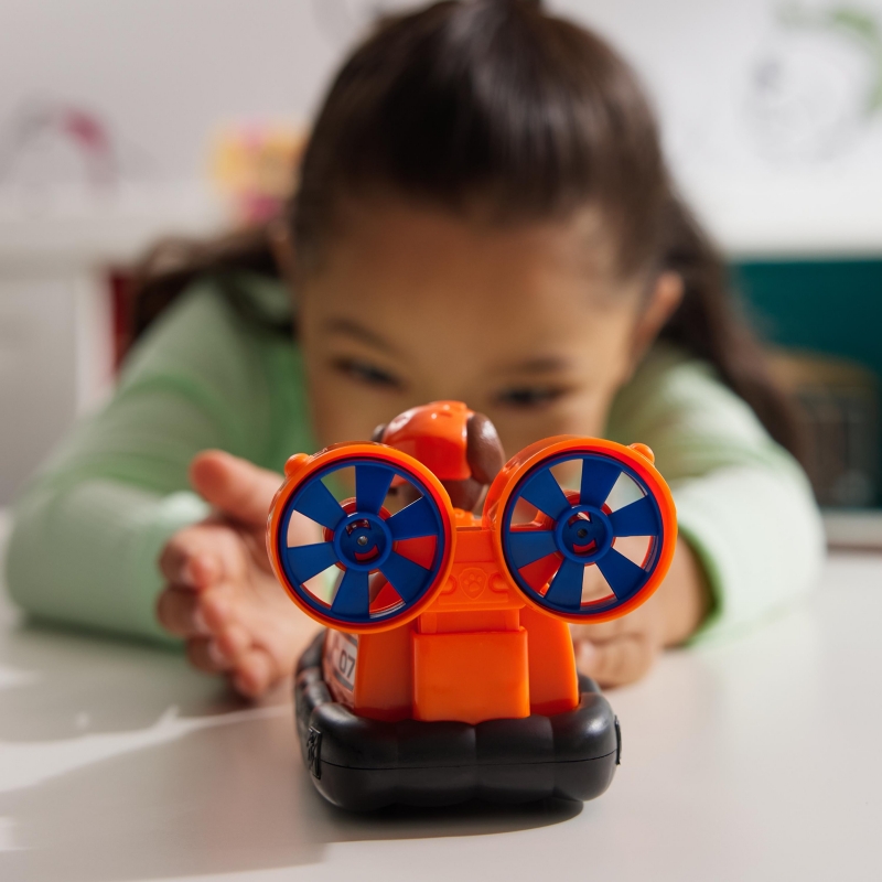 PAW Patrol , Zuma’s Hovercraft, Toy Vehicle with Collectible Action Figure, Sustainably Minded Kids Toys for Boys & Girls Ages