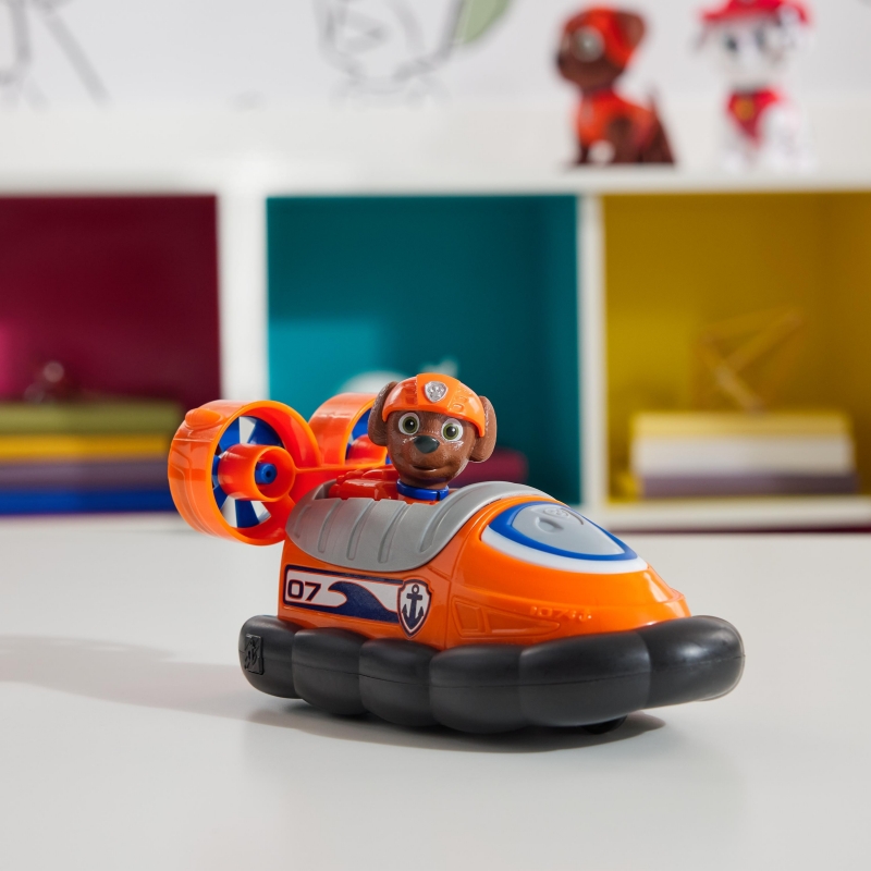 PAW Patrol Patrulla Canina - VEHÍCULO AERODESLIZADOR Y Figura Zuma - Patrulla Canina Juguetes - 6069048 - Juguetes Niños 3 Años