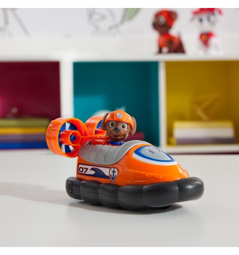 PAW Patrol , Zuma’s Hovercraft, Toy Vehicle with Collectible Action Figure, Sustainably Minded Kids Toys for Boys & Girls Ages