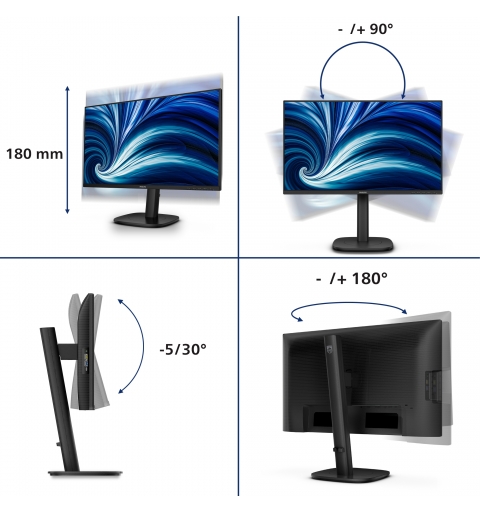 Philips 24B2N3200D 00 Computerbildschirm