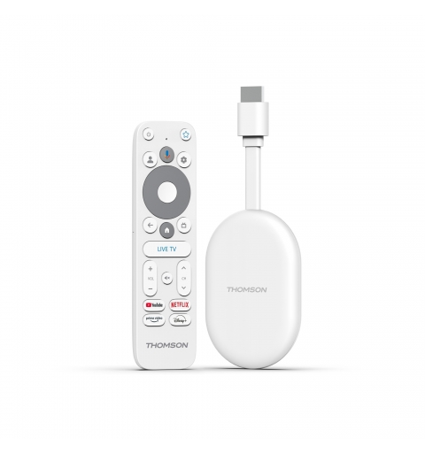 Thomson Go Cast 150 HDMI 4K Ultra HD Google TV Blanco