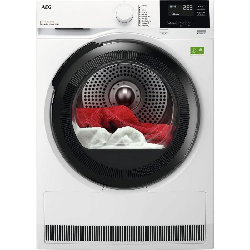 AEG Series 8000 TR8HG8B sèche-linge Pose libre Charge avant 8 kg Blanc