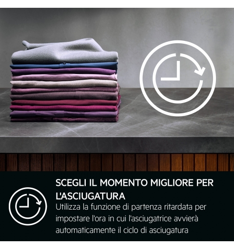 AEG Series 8000 TR8HG8B sèche-linge Pose libre Charge avant 8 kg Blanc