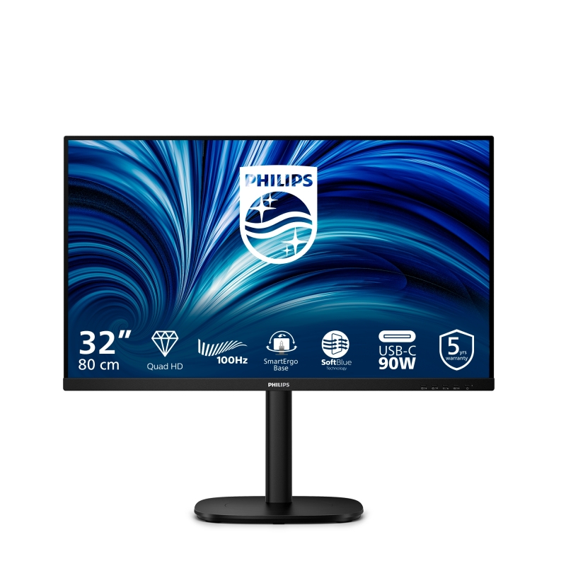 Philips 32B2U3601 00 Monitor PC 80 cm (31.5") 2560 x 1440 Pixel Quad HD LCD Nero Philips 32B2U3601 00 Monitor PC 80 cm (31.5") 2560 x 1440 Pixel Quad HD LCD Nero
