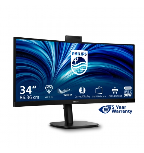 Philips 3000 series 34B2U3600CH 00 pantalla para PC 86,4 cm (34") 3440 x 1440 Pixeles Wide Quad HD LCD Negro