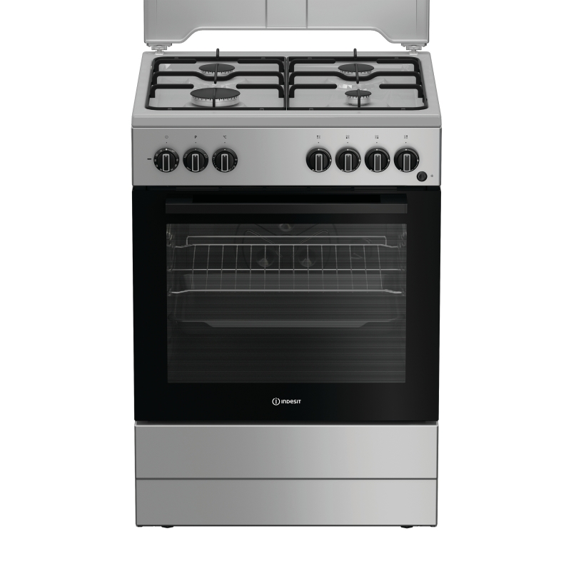 Indesit I6G3PMS Cuisinière A Electrique Gaz Acier inoxydable