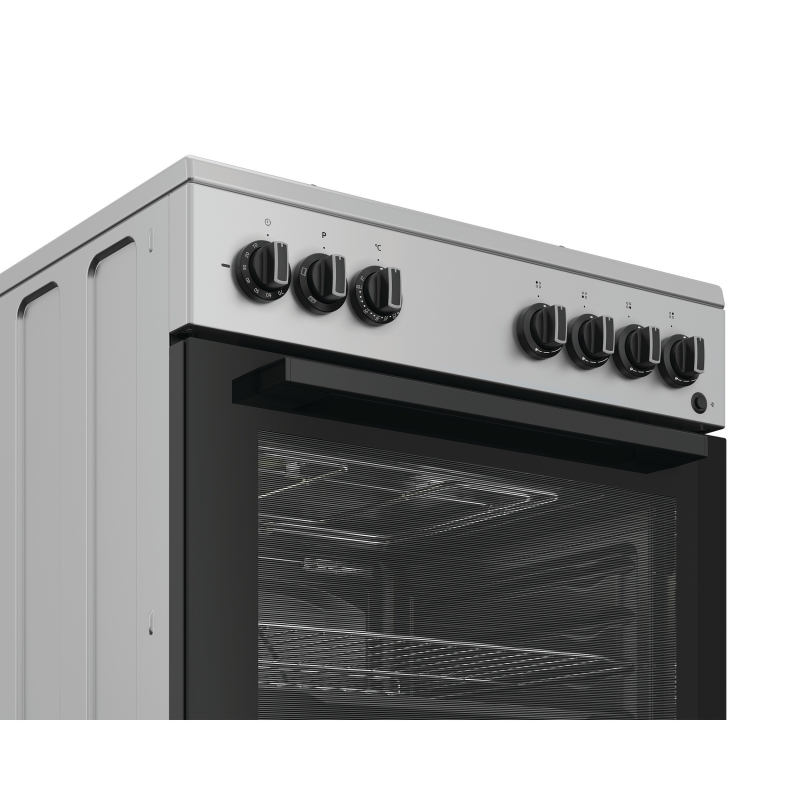 Indesit I6G3PMS Cucina A Elettrico Gas Acciaio inox Indesit I6G3PMS Cucina A Elettrico Gas Acciaio inox