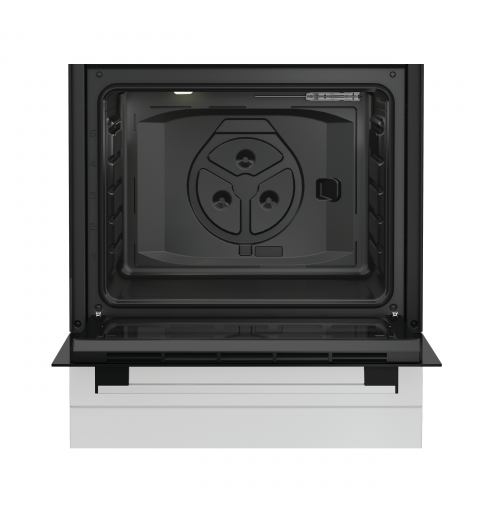 Indesit I6G3PMW Cocina independiente A Eléctrico Encimera de gas Blanco