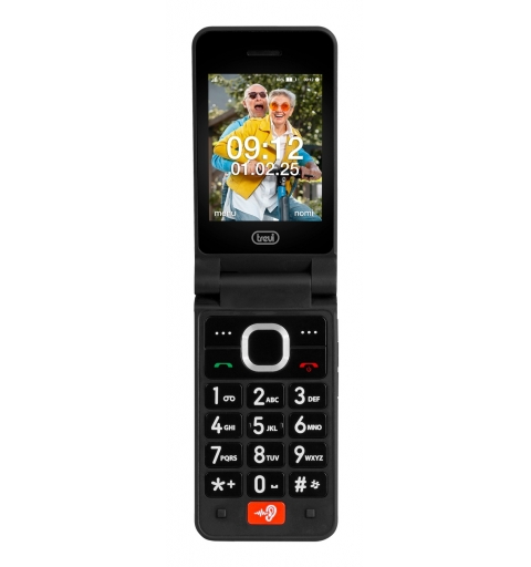 Trevi Telefono Cellulare per Anziani 4G a Conchiglia e Doppio Display FLEX PLUS 95 4G