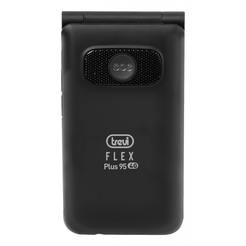 Trevi Telefono Cellulare per Anziani 4G a Conchiglia e Doppio Display FLEX PLUS 95 4G