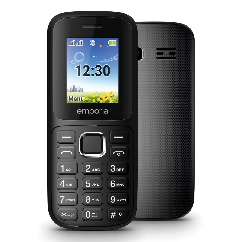 Emporia emporia313 4.5 cm (1.77") 64.6 g Black Senior phone