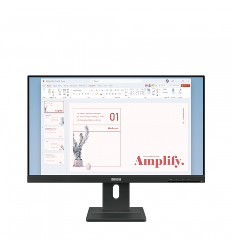 Lenovo ThinkVision E24-40 LED display 60,5 cm (23.8") 1920 x 1080 Pixel Full HD LCD Nero