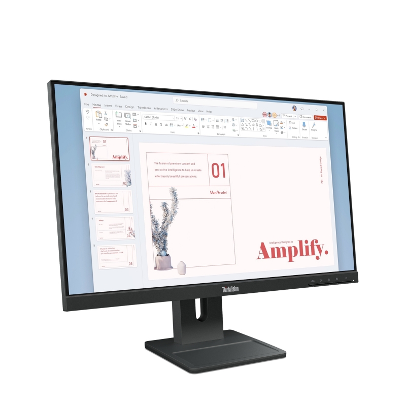 Lenovo ThinkVision E24-40 LED display 60,5 cm (23.8") 1920 x 1080 Pixel Full HD LCD Schwarz